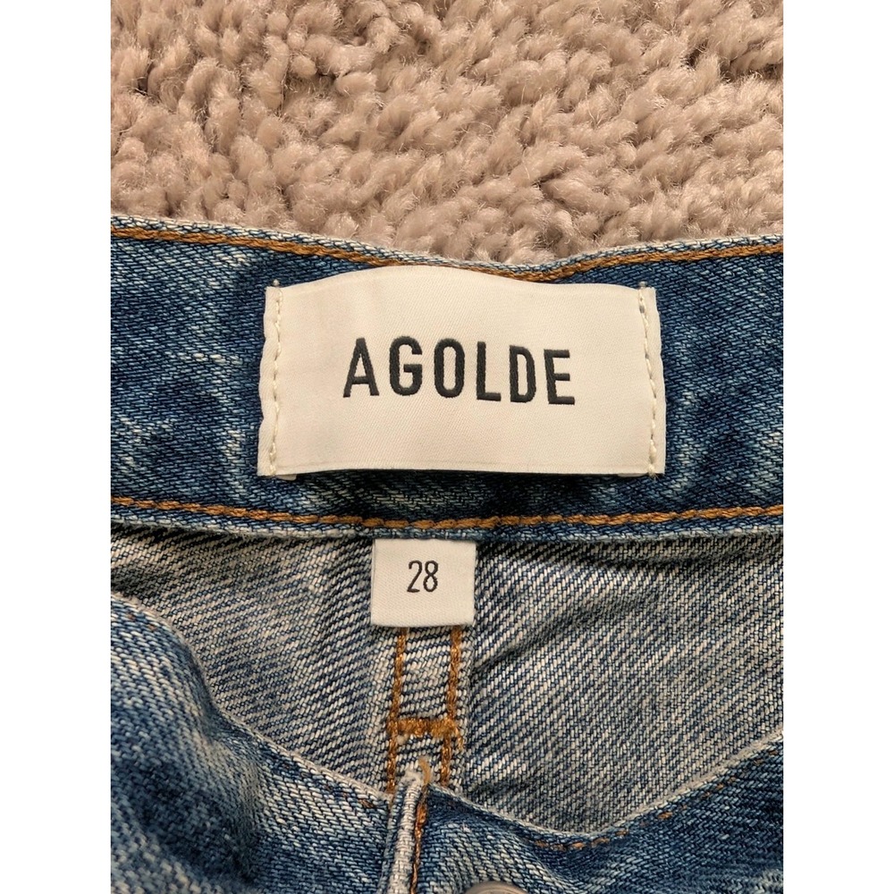 NWT Agolde Jeans Womens 28 (Fits 30x29) 90s Pinch Waist High Rise Circulate Wash - Picture 6 of 16